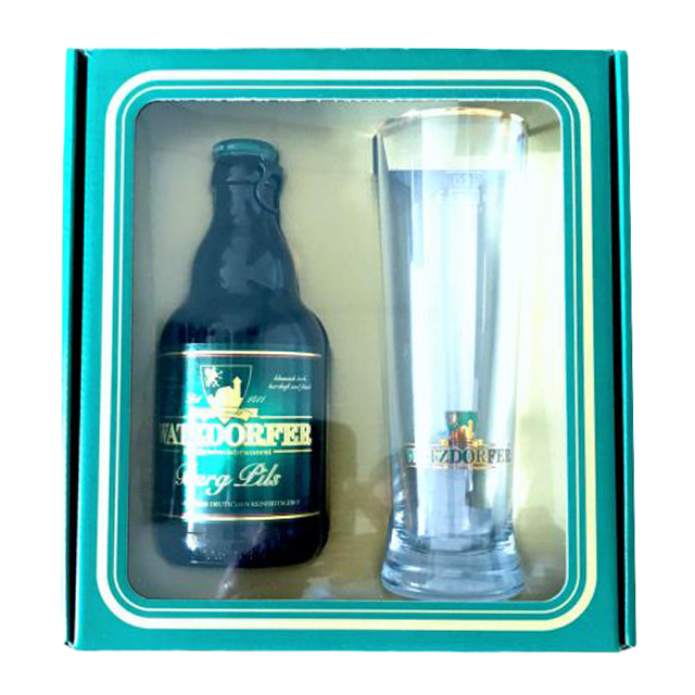 Flasche und Glas