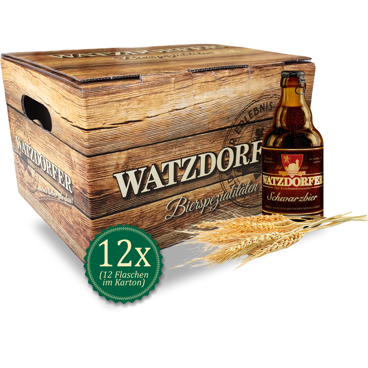 Schwarzbier im 12er Geschenkkarton