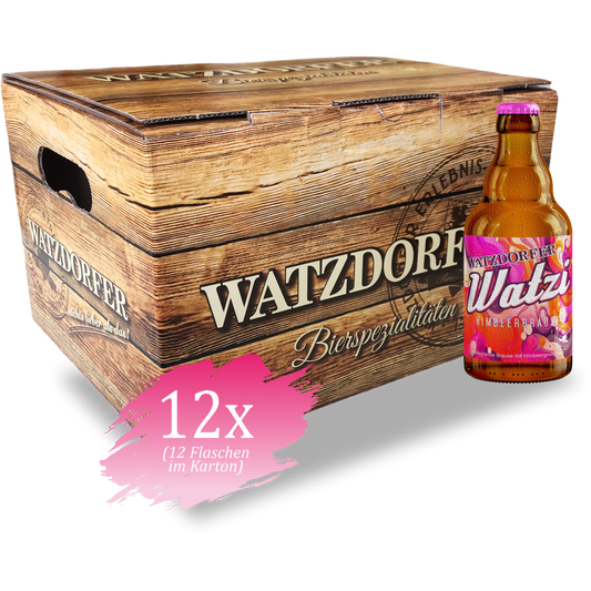WATZI Himbeerbrause im 12er Geschenkkarton